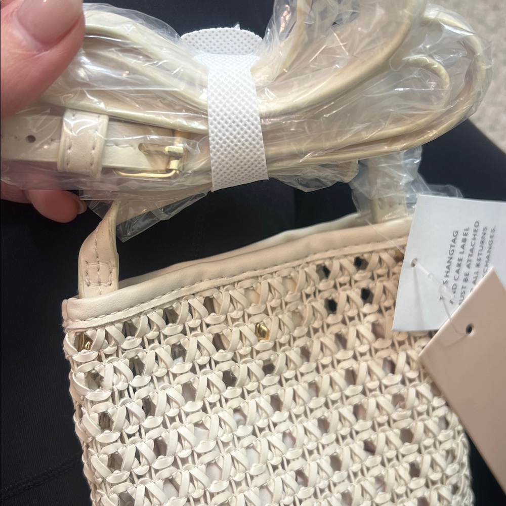 woven purse ivory cream - Picture 4 of 4
